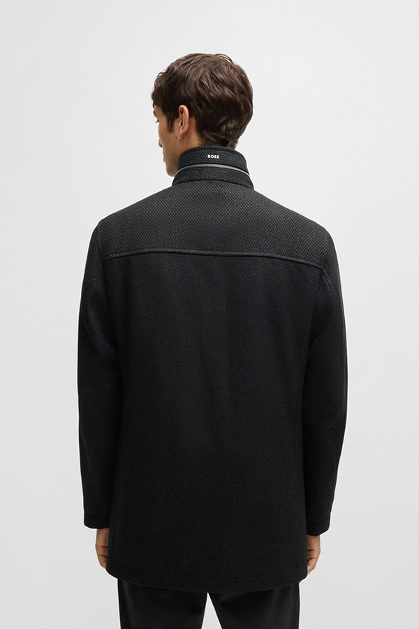 ΠΑΛΤΟ BOSS - 001 ΜΑΥΡΟ